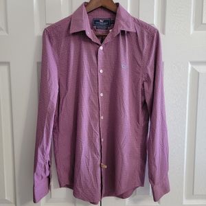 Vineyard Vines Slim Fit Whale Shirt Men's Size Small